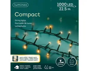 Lumineo Compact 22.5m-1000LED groen/warm wit/klassiek warm - afbeelding 6