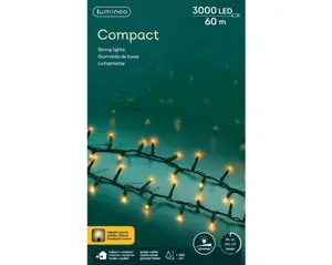 Lumineo Compact 60m-3000LED groen/klassiek warm - afbeelding 6