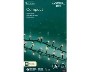 Lumineo Compact 60m-3000LED groen/warm wit - afbeelding 6