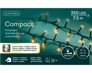 Lumineo Compact 7.5m-350LED groen/warm wit/klassiek warm - afbeelding 6