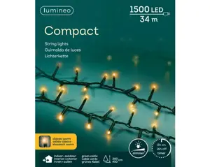Lumineo Compact rice 34m-1500LED groen/klassiek warm - afbeelding 6