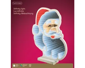 Lumineo Infinity light 28x30x30cm koel wit/multi in verpakking