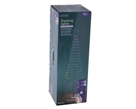 Lumineo led boom 100x240cm zwart/colour change - afbeelding 1