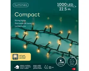Lumineo led compact 22.5m-1000l groen/soft gold - afbeelding 6