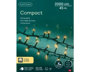 Lumineo led compact 45m-2000l groen/soft gold - afbeelding 6