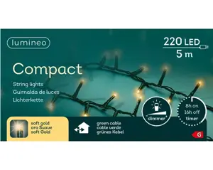 Lumineo led compact 5m-220l groen/soft gold - afbeelding 6