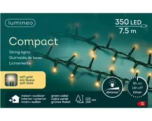 Lumineo led compact 7.5m-350l groen/soft gold - afbeelding 6