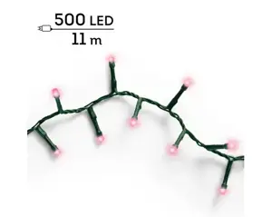 Lumineo led compact lights 11m 500led roze - afbeelding 4