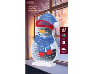 Lumineo led infinity sneeuwpop 153LED multi - afbeelding 3