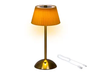 Lumineo led oplaadbare lamp 30.5cm oranje/goud - afbeelding 2