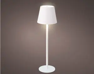 Lumineo led tafellamp 27cm wit/warm wit - afbeelding 2