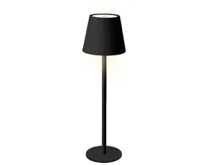 Lumineo led tafellamp 27cm zwart/warm wit - afbeelding 2