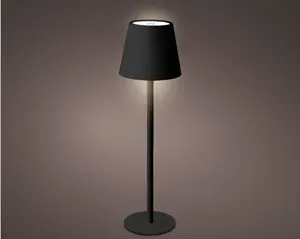 Lumineo led tafellamp 27cm zwart/warm wit - afbeelding 2