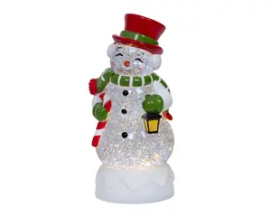 Lumineo led waterspinner sneeuwpop warm wit - afbeelding 2