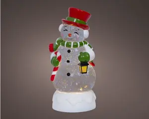 Lumineo led waterspinner sneeuwpop warm wit - afbeelding 3