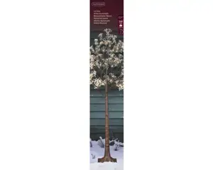 Lumineo ledboom bloem buit 150cm 144led warm wit - afbeelding 1
