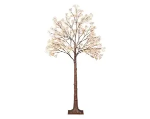 Lumineo ledboom bloem buit 150cm 144led warm wit - afbeelding 2