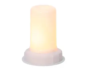 Lumineo ledkaars d7.5h9.5cm wit/flame - afbeelding 2