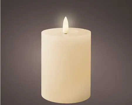 Lumineo ledkaars d7h11cm creme - afbeelding 2