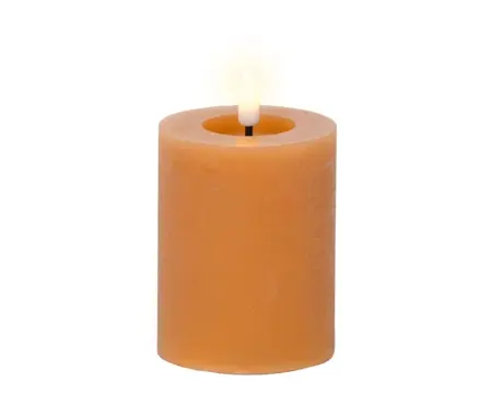 Lumineo ledkaars d7h11cm oranje - afbeelding 1