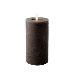 Lumineo ledkaars d7h15cm grijs - afbeelding 2