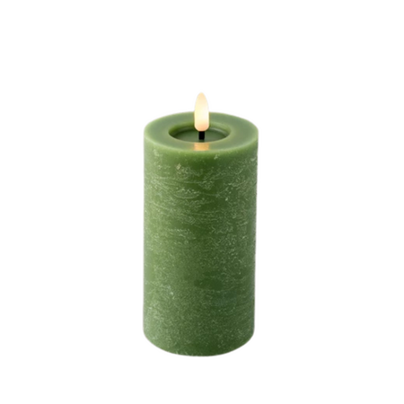 Lumineo ledkaars d7h15cm groen - afbeelding 1