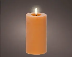 Lumineo ledkaars d7h15cm oranje - afbeelding 2
