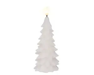 Lumineo ledkaars kerstboom 19.3cm wit - afbeelding 2