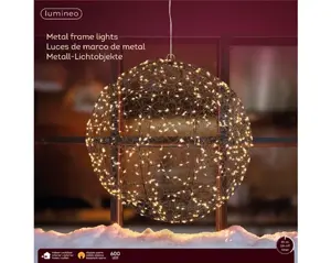 Lumineo micro led frame d38cm-600l zwart/klassiek warm - afbeelding 3