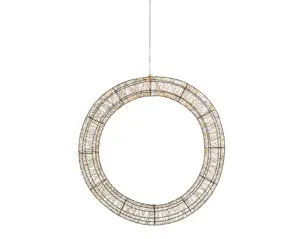 Lumineo micro led krans | 116x16 centimeter | 1800 LED | klassiek warm - afbeelding 2