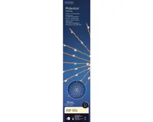 Lumineo micro led polestar d30cm koper/warm wit - afbeelding 3