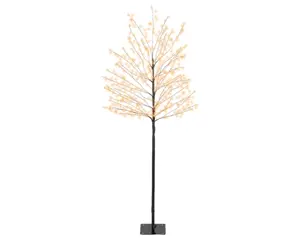 Lumineo microled boom 150cm-480l zwart/klassiek warm - afbeelding 2