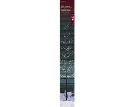 Lumineo microled boom 180cm-360l zwart/warm wit - afbeelding 1
