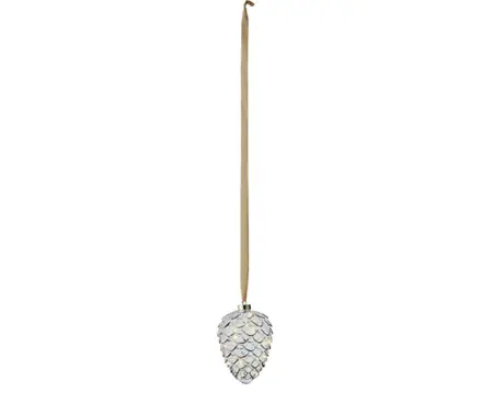 Lumineo microled dennenappel 15cm helder/warm wit - afbeelding 3