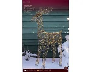 Lumineo microled rendier 84cm-720l zwart/klassiek warm - afbeelding 3