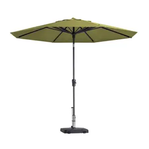 Madison Parasol Paros II Sage Groen 300cm