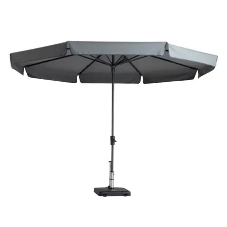 Madison Parasol Syros met Volant Lichtgrijs 350cm