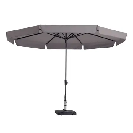 Madison Parasol Syros met Volant Taupe 350cm