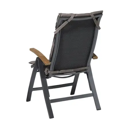 Madison Tuinstoel Kussen Panama Taupe 125x50cm - afbeelding 3