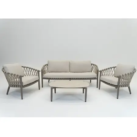 Monza Loungeset 4 delig - afbeelding 1