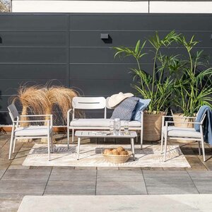 Morella loungeset 4-delig taupe - afbeelding 5