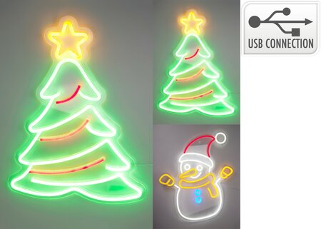 Neon figuur - assortiment - afbeelding 1