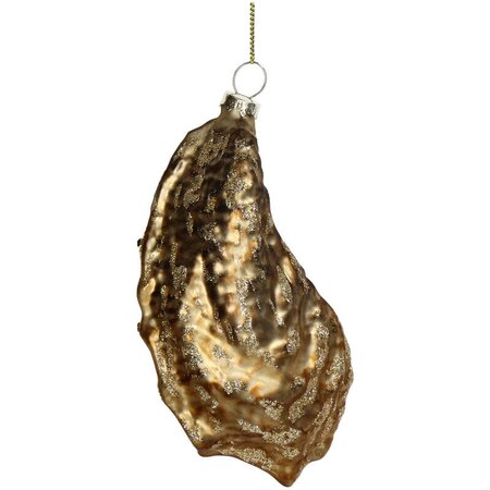 Ornament Oester glas goud 14cm - afbeelding 2