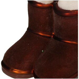 Ornament Winter UGG glas bruin 8.7cm - afbeelding 2