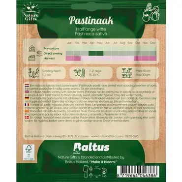 Pastinaak halflange witte per 15m - afbeelding 2