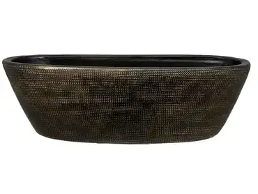 Planter tokio l40b14h12cm goud
