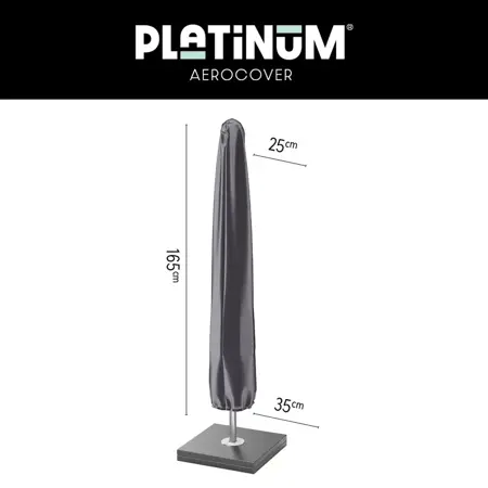 Platinum AeroCover Parasol cover H165x25/35 - afbeelding 1