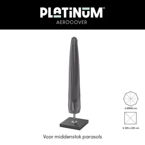 Platinum AeroCover Parasol cover H165x25/35 - afbeelding 2