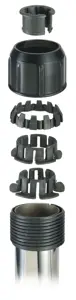 Platinum Parasolvoet | Rome | 60kg | Zwart | PRE-ORDER - afbeelding 6