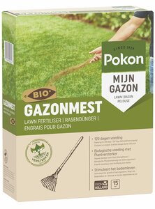 Pokon Bio gazonmest voor 15m2 - afbeelding 3